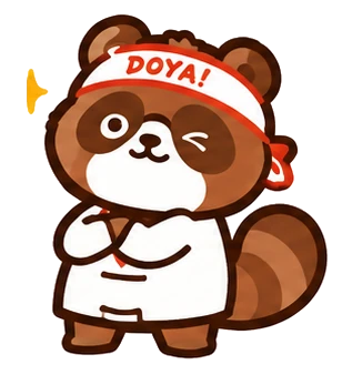 Doyakichi, our tanuki teacher